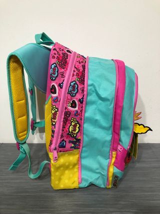 Zaino bimba rosa e giallo