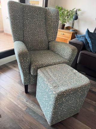 Sillón relax + reposapiés - Tejido