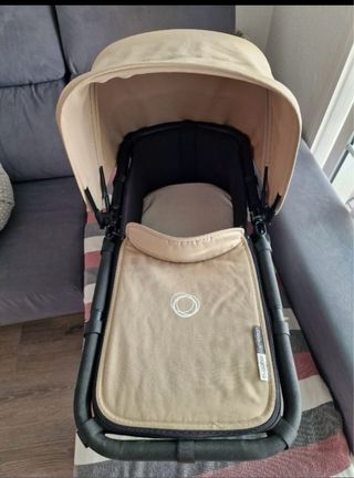Bugaboo Camaleón 3 capazo beige,rojo + accesorios