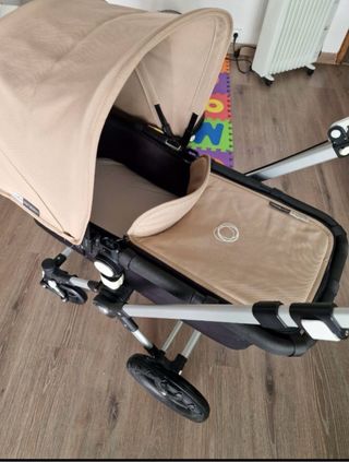 Bugaboo Camaleón 3 capazo beige,rojo + accesorios