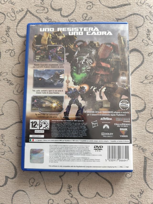 Transformers La vendetta del caduto PS2 