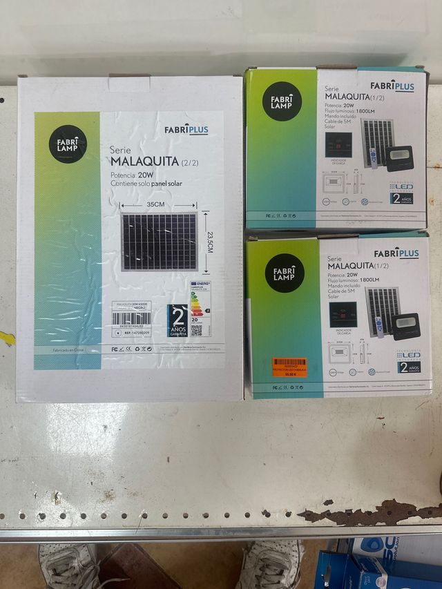 PROYECTOR LED SOLAR FABRILAMP MALAQUITA