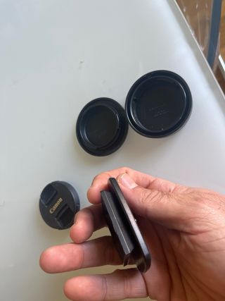 Tapa de lente cannon 49mm