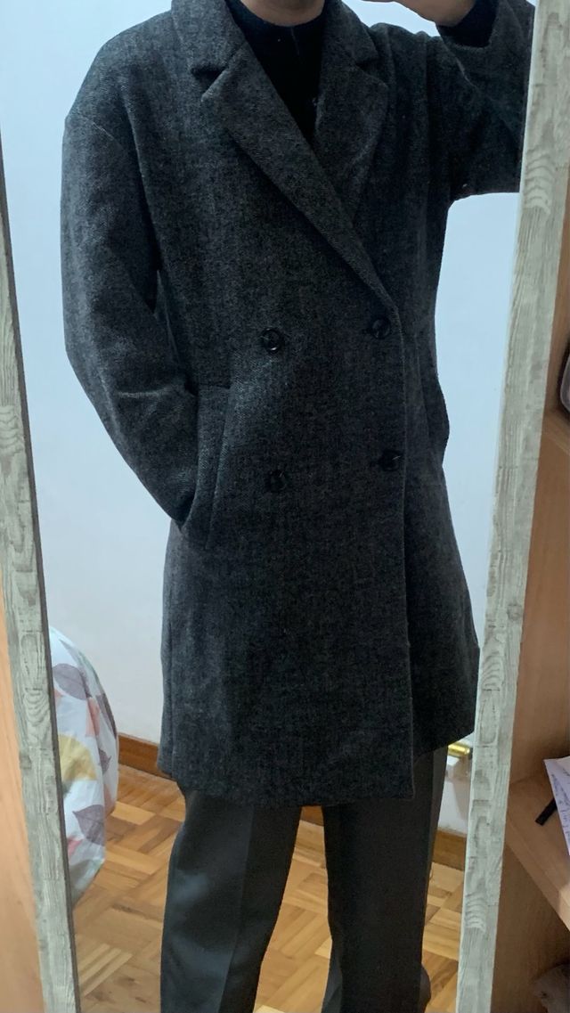 Gabardina gris de Zara