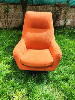 Sofa y butacas madera nordico , buen estado gener