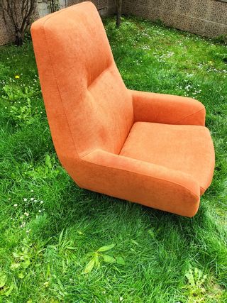 Sofa y butacas madera nordico , buen estado gener