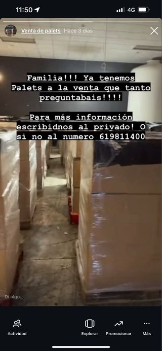 Palet de amazon 