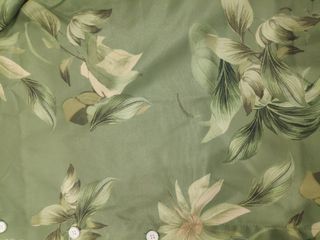 Camisa estampada verde manga corta