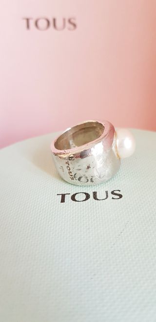 Anillo Tous Duna plata 