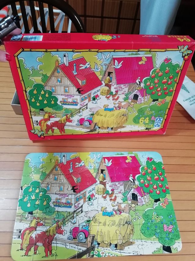 Puzzle 64 pezzi "On the farm"