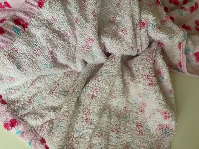 Poncho asciugamano ciliegie