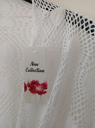 Cardigan corto traforato 