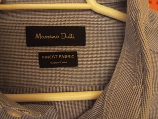 Camisa azul hombre - manga larga