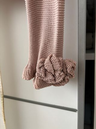 Chaqueta niña comunión rosa