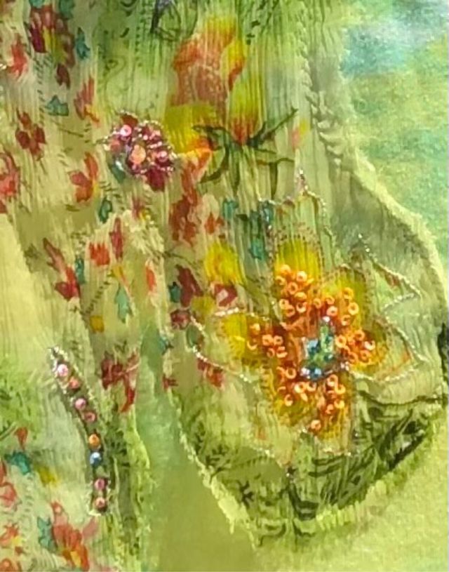 René Derhy camiseta manga transparente