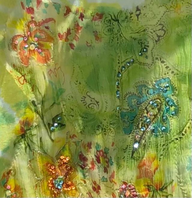 René Derhy camiseta manga transparente