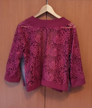 Scalda spalle - bolerino bordeaux, taglia unica