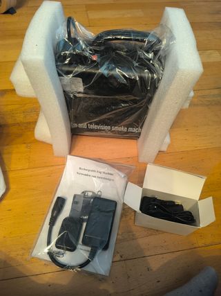 Máquina humo recargable