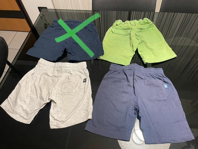 Lotto Pantaloncini bimbo tg 6 anni