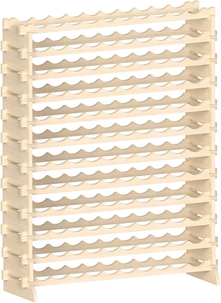 Cantinetta Portavino in Legno con 120 Scomparti Po