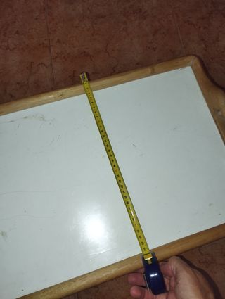 Bandeja madera plegable - blanca y marrón