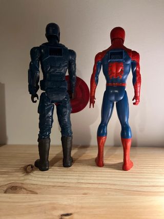 Spiderman y capitan america