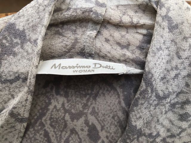 Massimo Dutti blusa fluida semitransparente