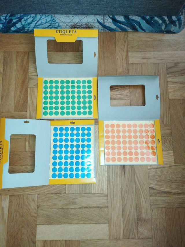 Gomets Colores (3 unidades de cada color)