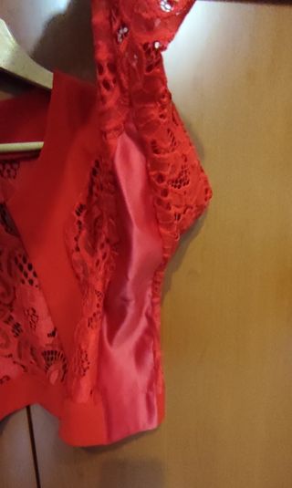 Scalda spalle - bolerino rosso, taglia unica