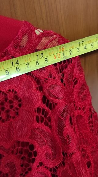 Scalda spalle - bolerino rosso, taglia unica