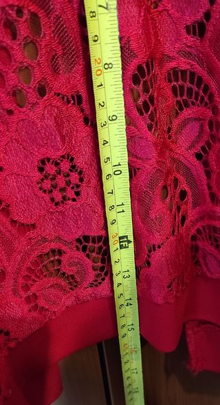 Scalda spalle - bolerino rosso, taglia unica