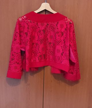 Scalda spalle - bolerino rosso, taglia unica