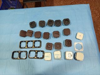 Lote mecanismos eléctricos antiguos