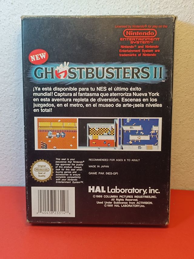 Ghostbusters 2 de Nintendo NES Pal Idioma Español!