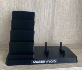 Soporte expositor game boy micro +5 porta juegos