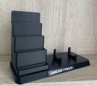 Soporte expositor game boy micro +5 porta juegos