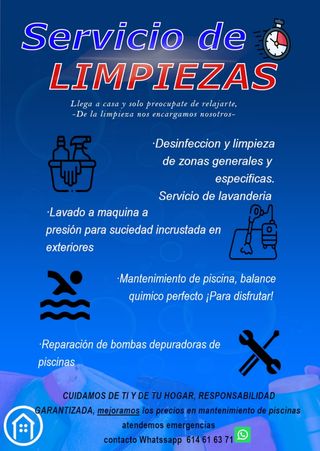 LIMPIEZA INTEGRAL
(English 3rd image)