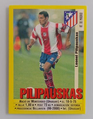 ATLÉTICO DE MADRID - LIGA PANINI 99-00 COLOCAS