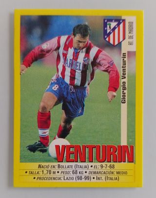 ATLÉTICO DE MADRID - LIGA PANINI 99-00 COLOCAS
