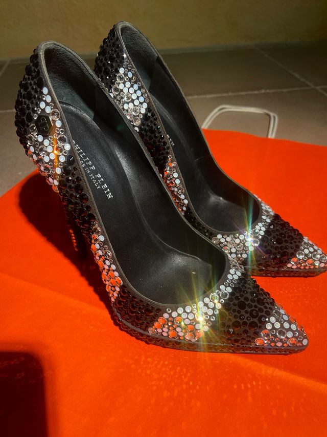Scarpe col tacco alto Philipp Plein!!