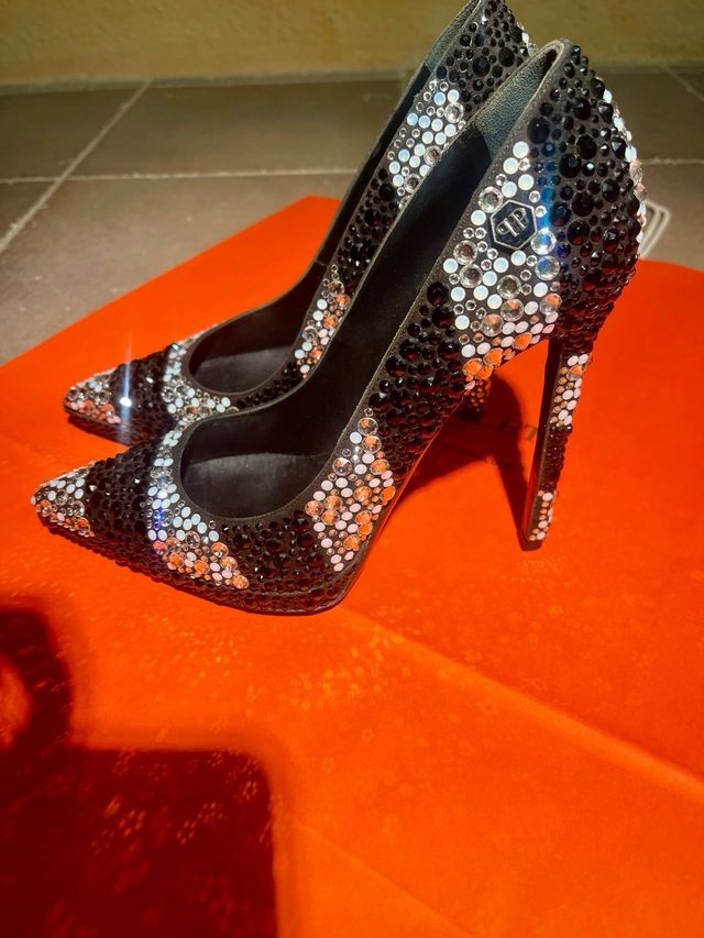 Scarpe col tacco alto Philipp Plein!!