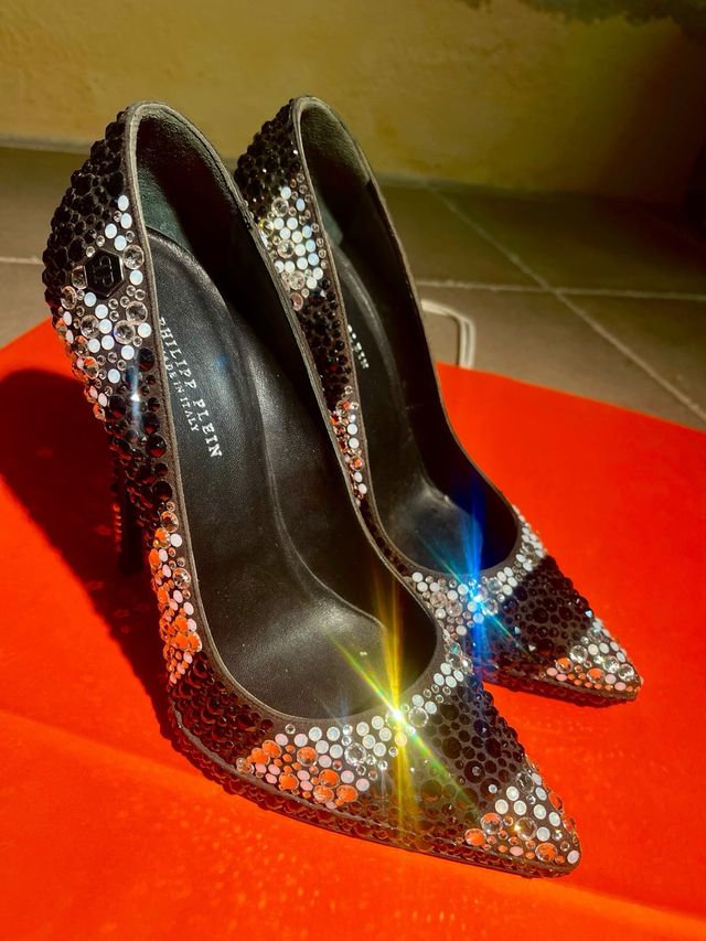 Scarpe col tacco alto Philipp Plein!!