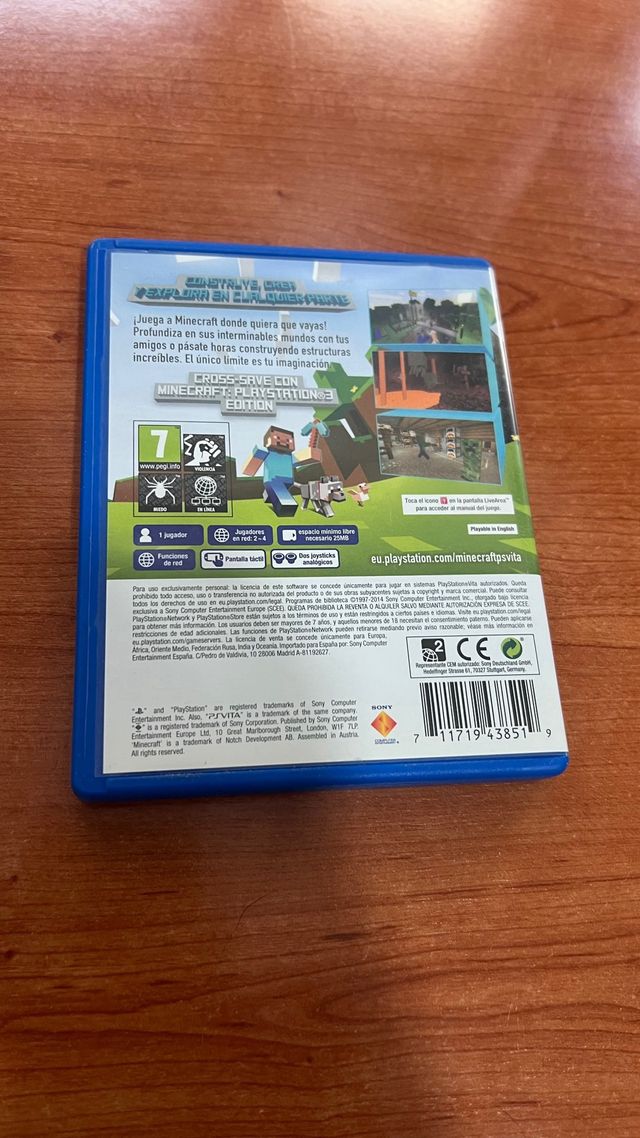 Minecraft psvita