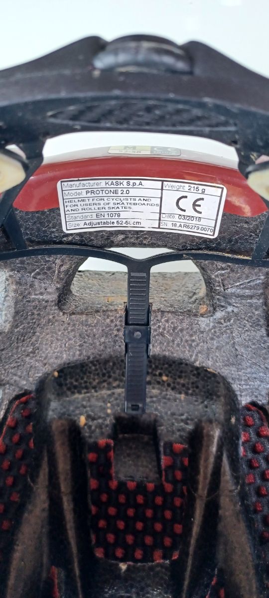 Casco: KASK PROTONE Rojo Mate - Talla M