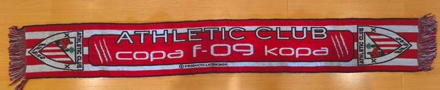 Bufanda Athletic Club final de copa 2009