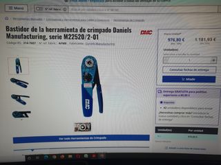 Crimpadora de cables DMC Daniels