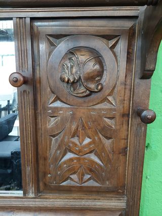 Perchero antiguo de madera