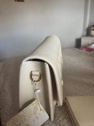 Bolso Tous beige - bandolera y monedero