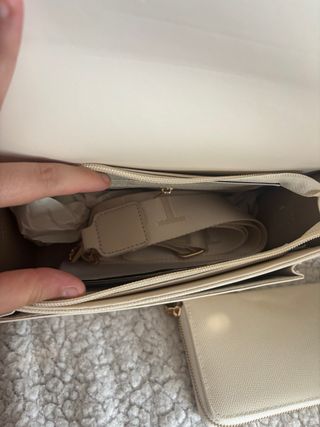 Bolso Tous beige - bandolera y monedero