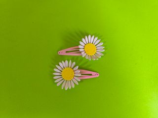 2 Mollette capelli margherita